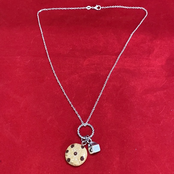 Chocolate Chip Cookie Charm Necklace - Picture 4 of 6